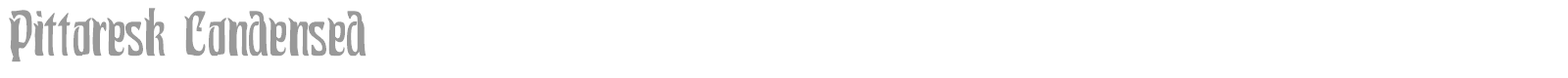 Pittoresk font preview